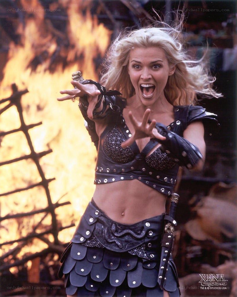 Xena warrior princess in action