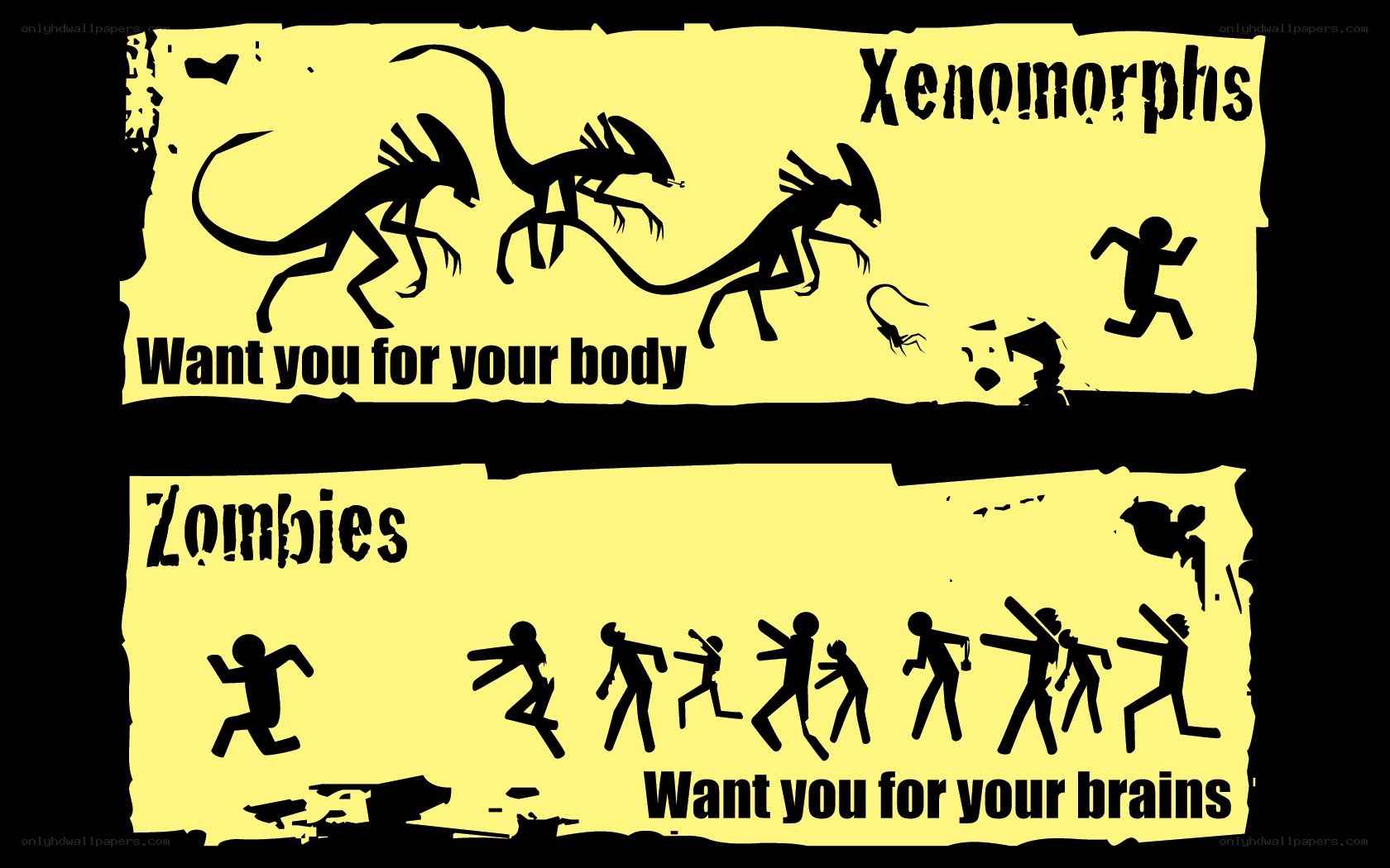 Xenomorphs vs Zombies