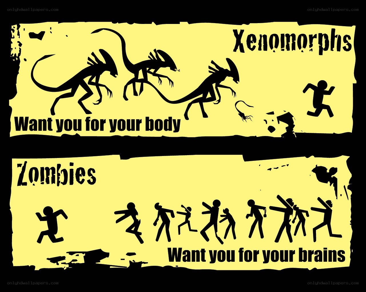 Xenomorphs vs Zombies