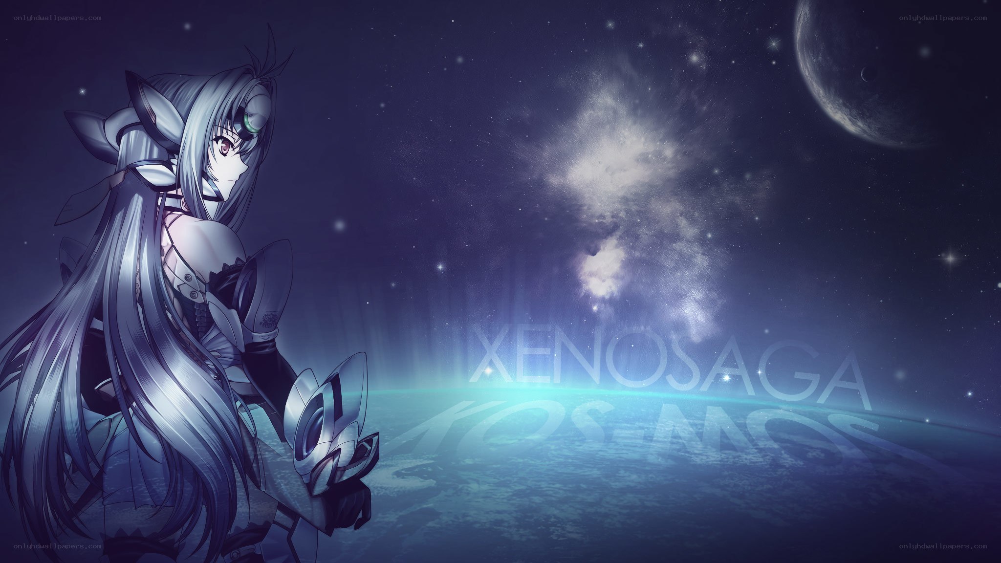 Xenosaga character in space