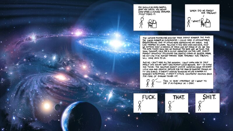 Xkcd Comic on Space