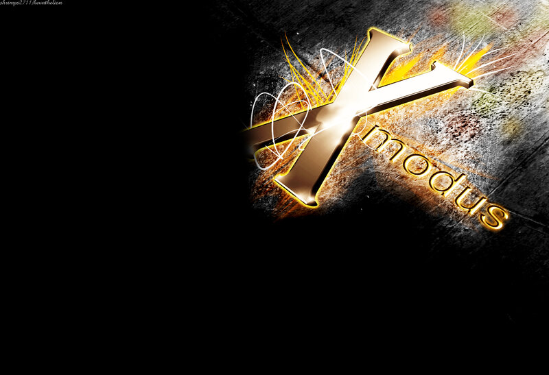Xmodus logo on dark background