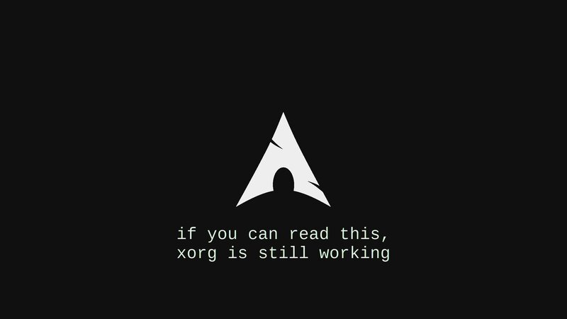 Xorg Loading Screen