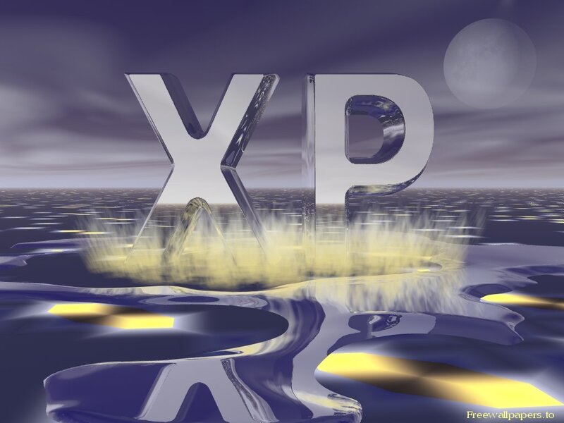 XP logo over water