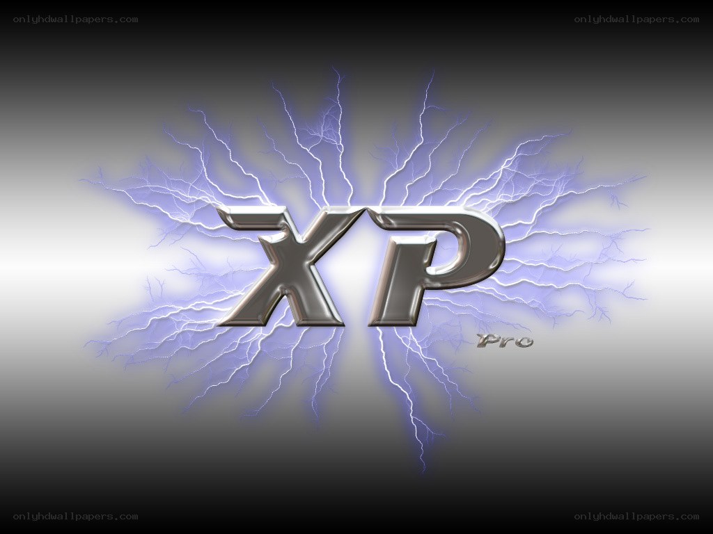 XP Pro logo with lightning effect