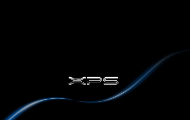 XPS Logo on Black — Minimalist, Digital Art