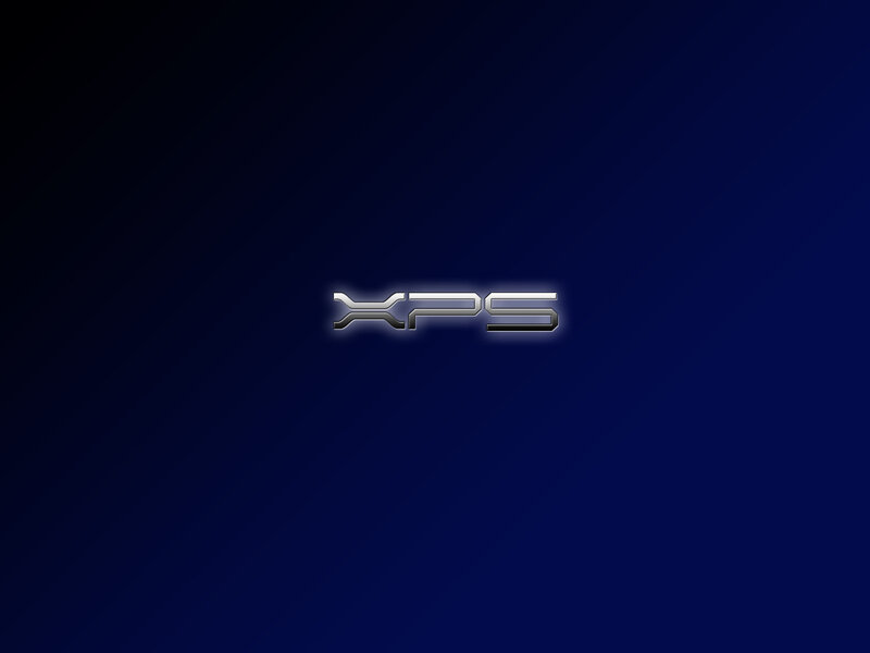 XPS logo on blue background