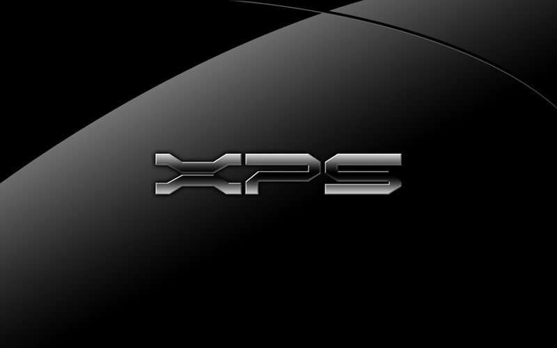 XPS Logo on Car — Black, Minimalist