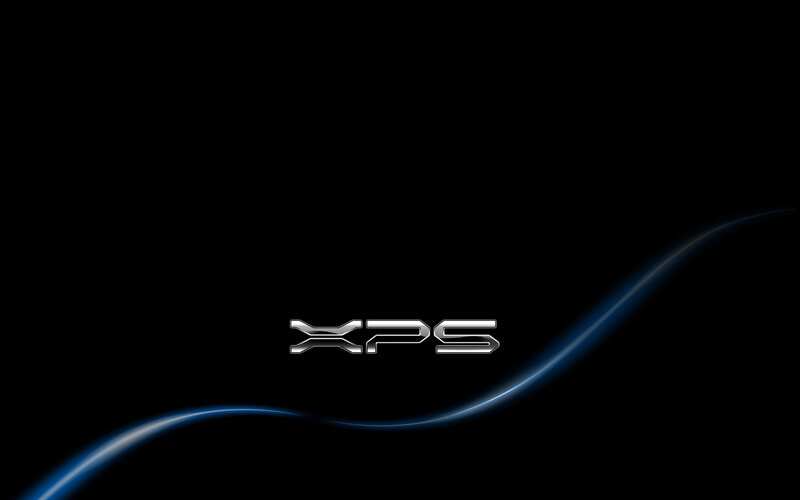 XPS logo on dark background