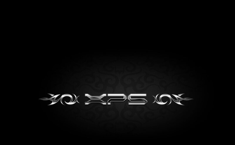 XPS Logo on Dark Background — Black, Minimalist