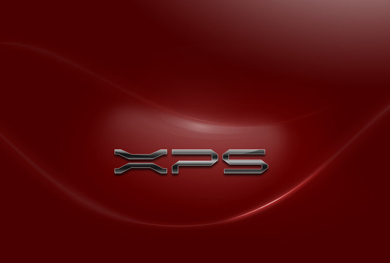XPS Logo on Red Surface