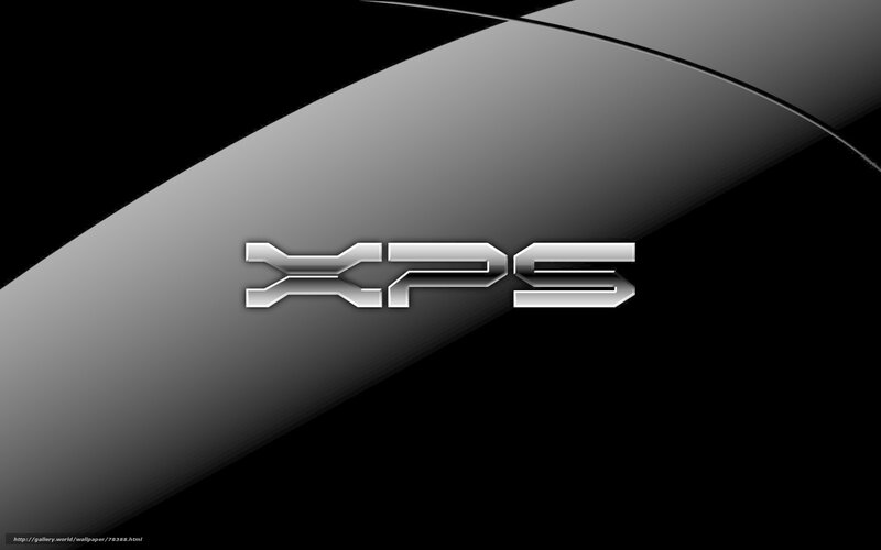 XPS logo on sleek surface