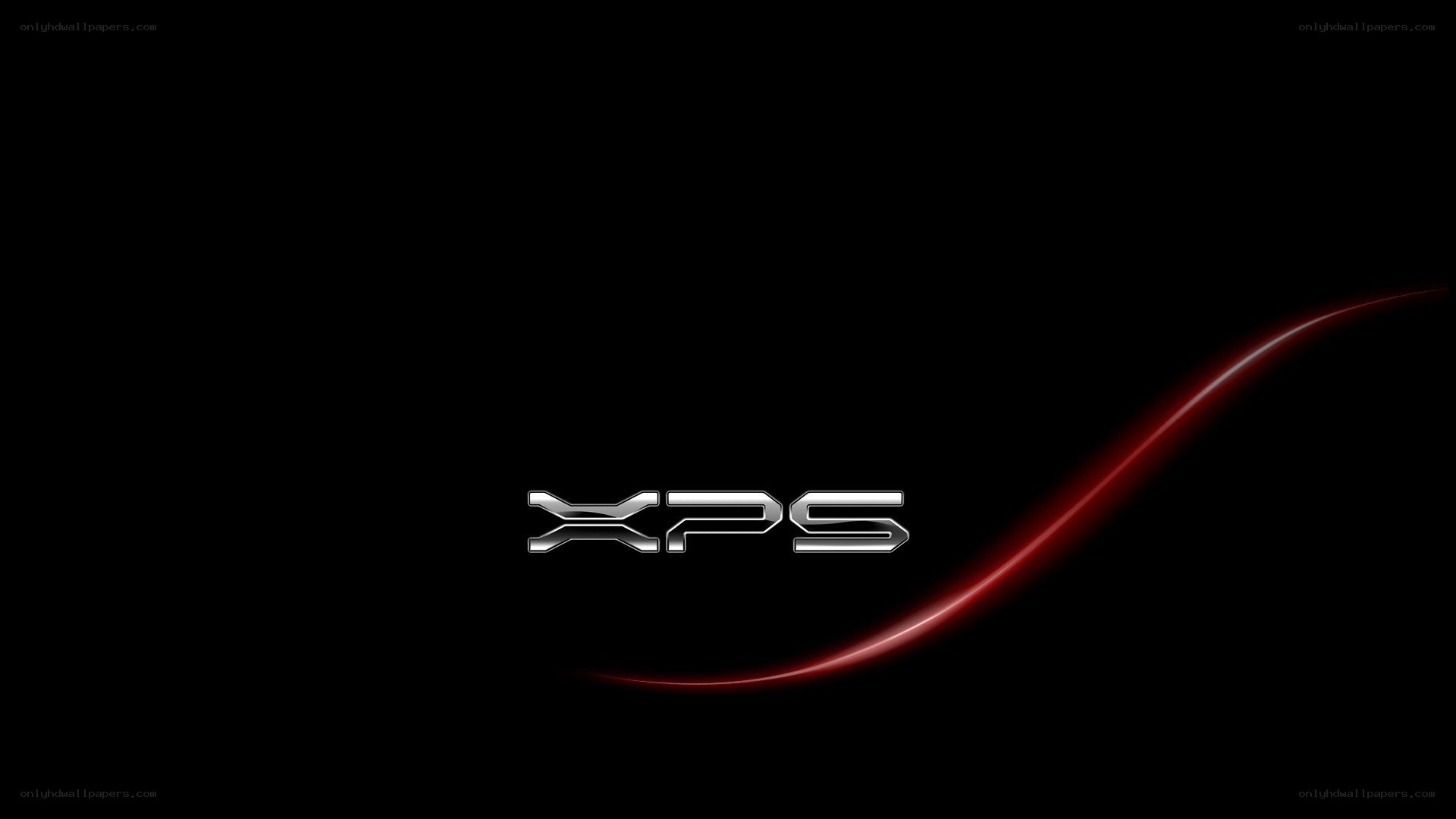 XPS logo with red light trail