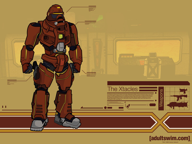 Xtacles character design