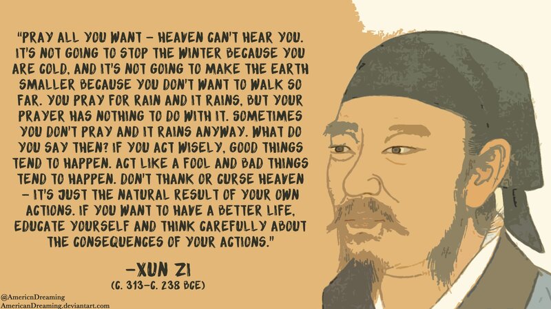Xun Zi Portrait