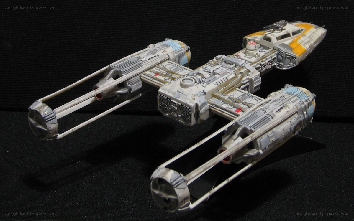 Y-wing starfighter model