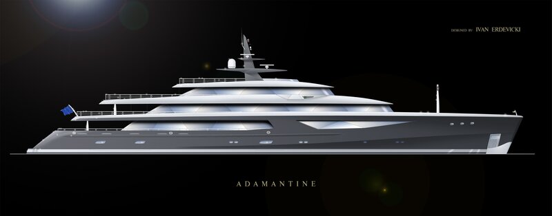 Yacht Adamantine design