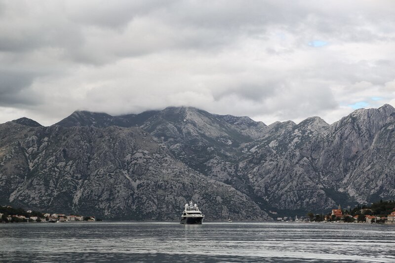 Yacht in a Bay