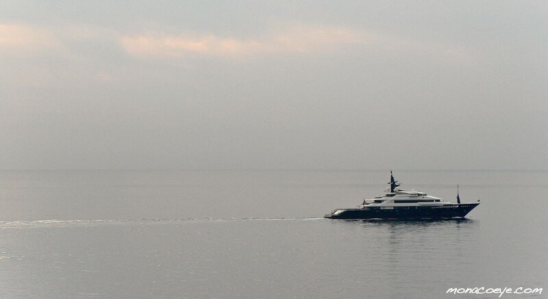 Yacht on calm sea