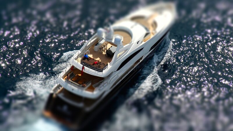 Yacht on Ocean