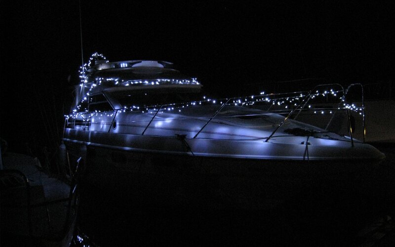 Yacht with Lights