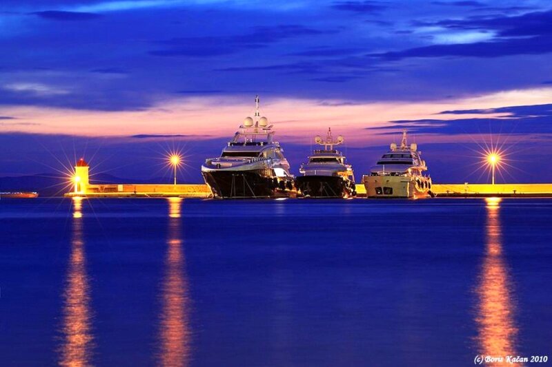 Yachts in Harbor