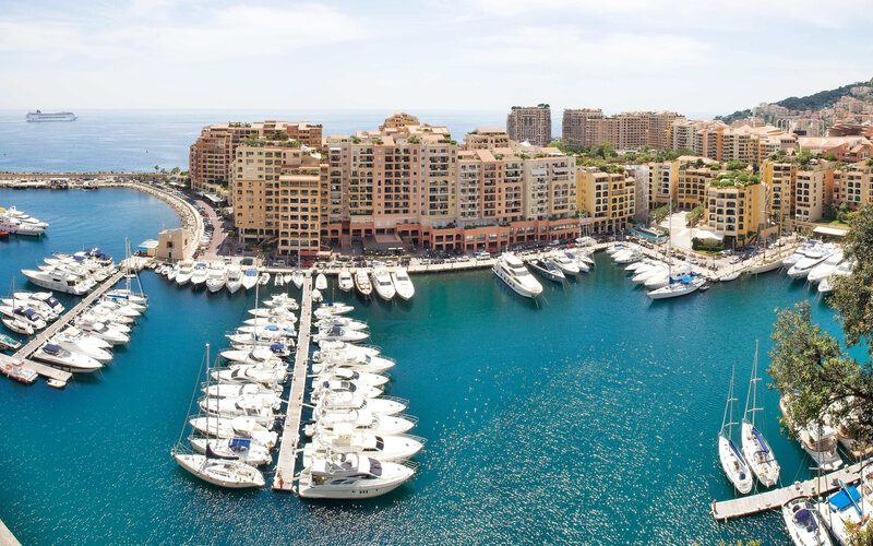 Yachts in Marina — Blue, Serene, Afternoon