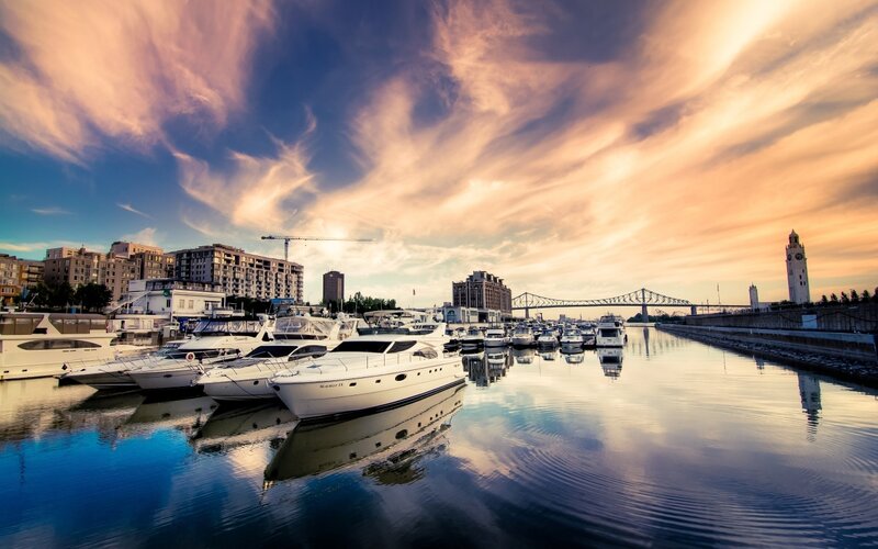 Yachts in Marina