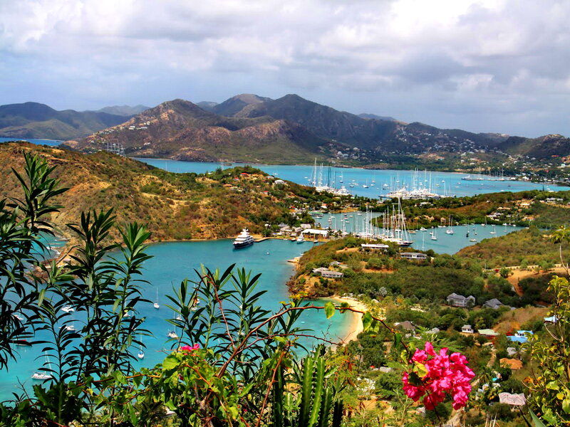 Yachts in Tropical Bay