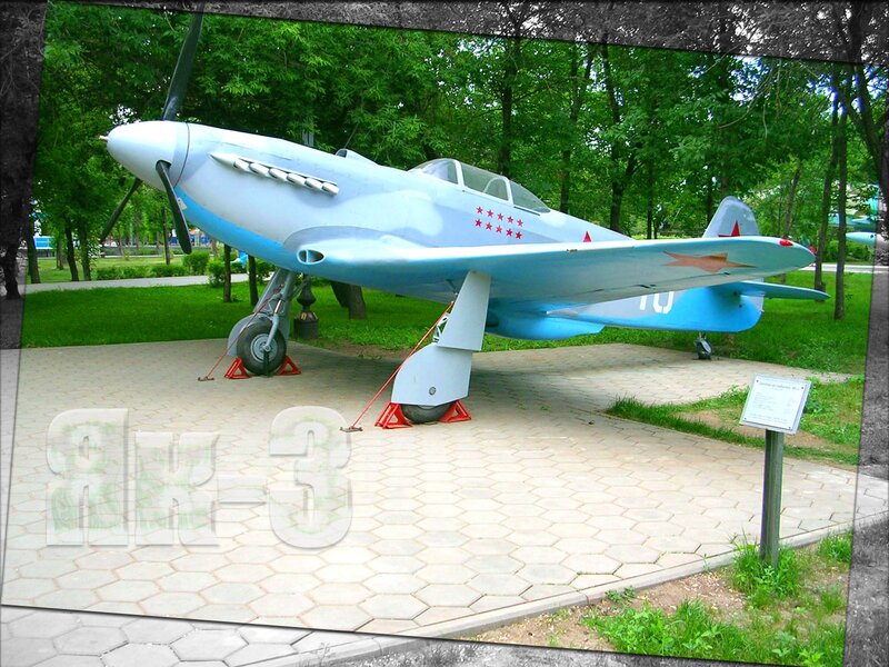 Yak-3 aircraft on display