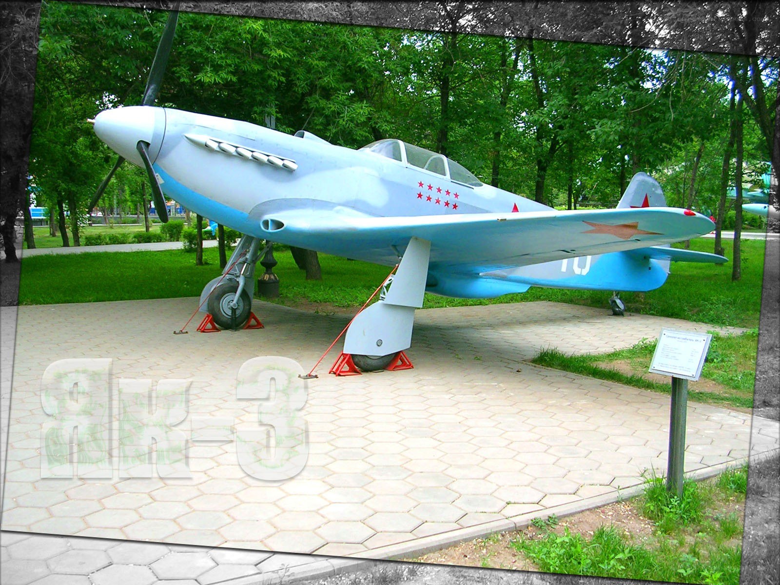 Yak-3 aircraft on display