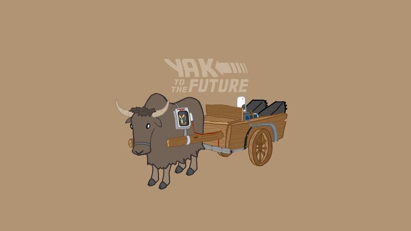 Yak Pulling Cart