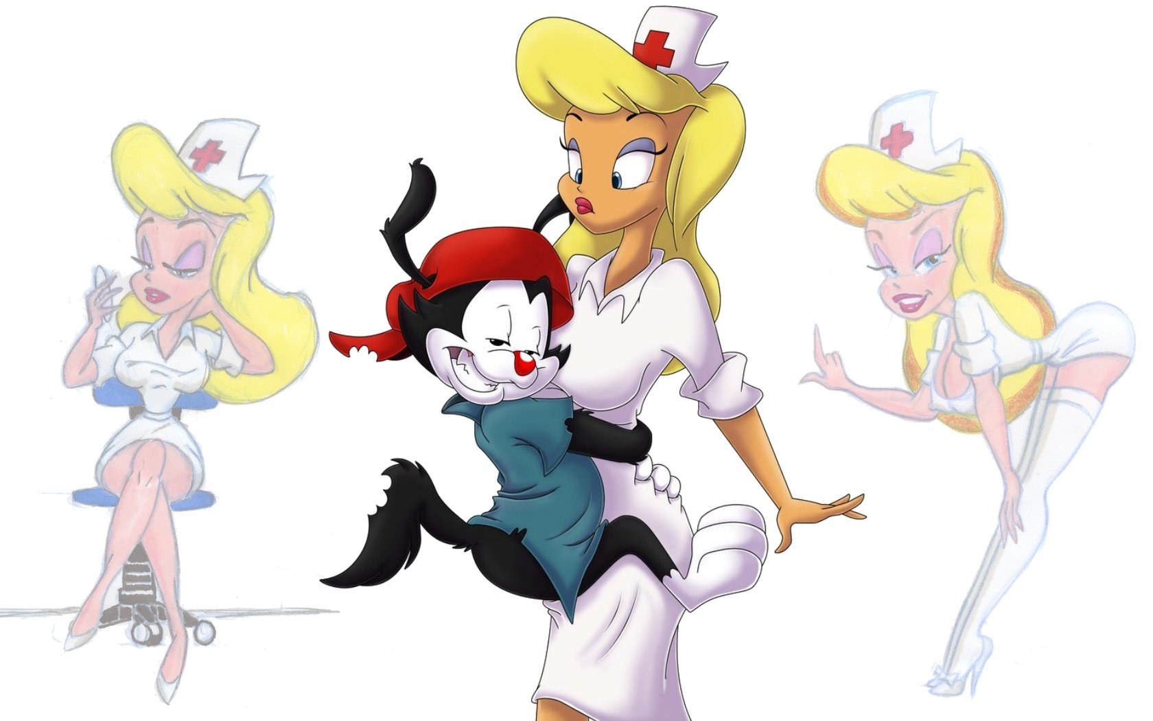 Yakko and nurse character