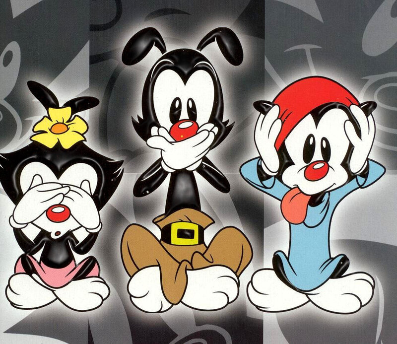 Yakko, Wakko, and Dot from Animaniacs