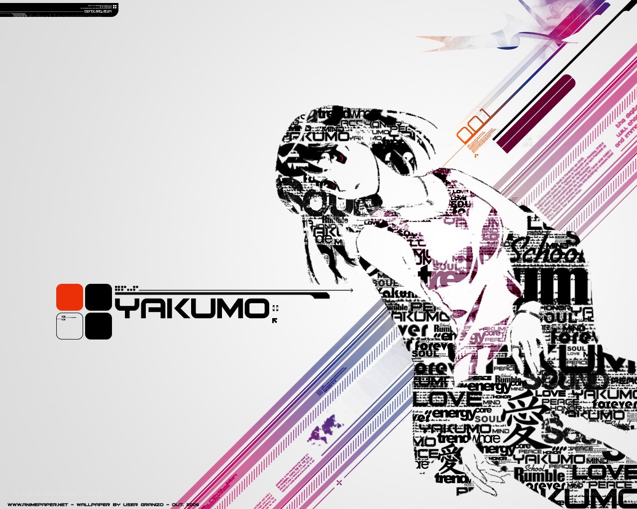 Yakumo anime art collage