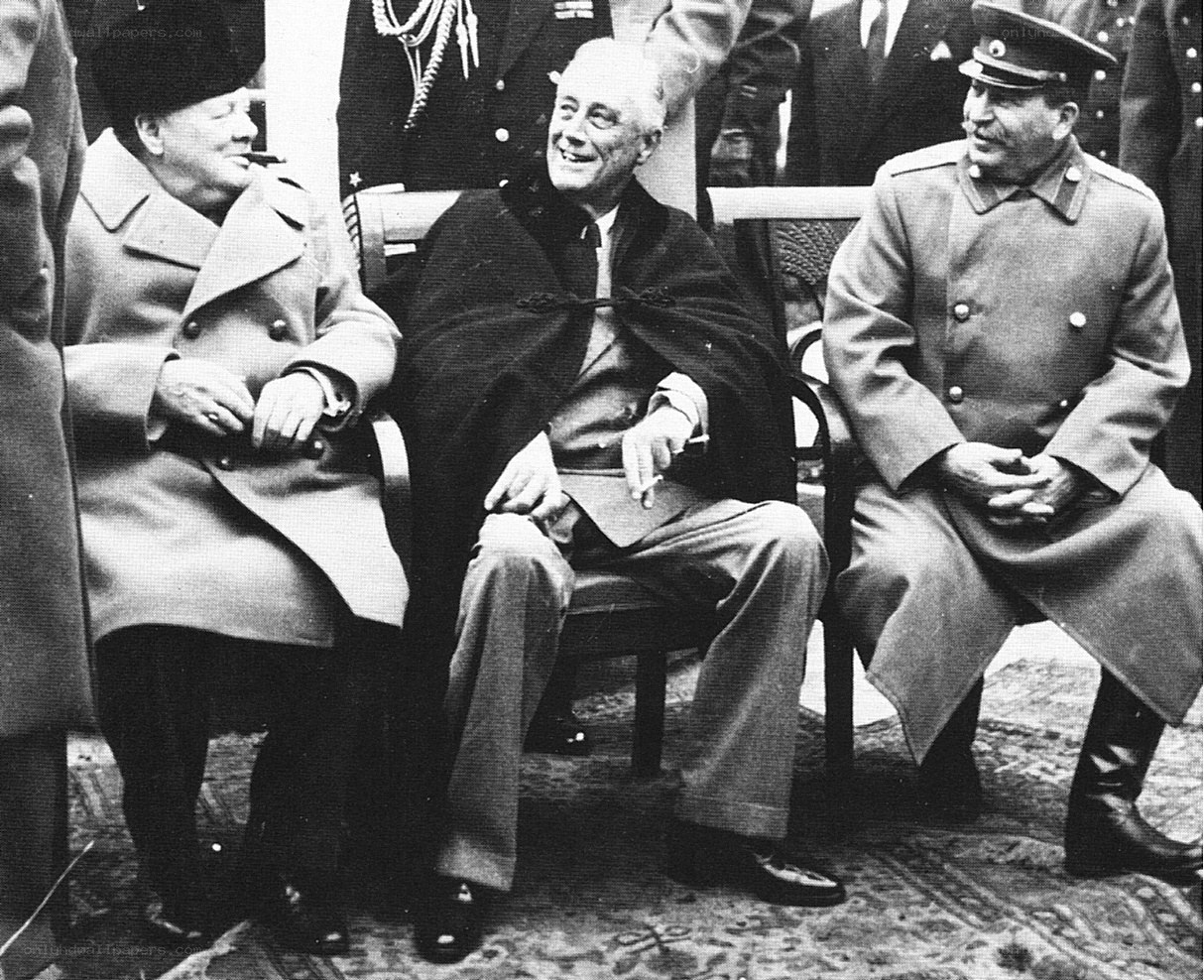Yalta Conference leaders