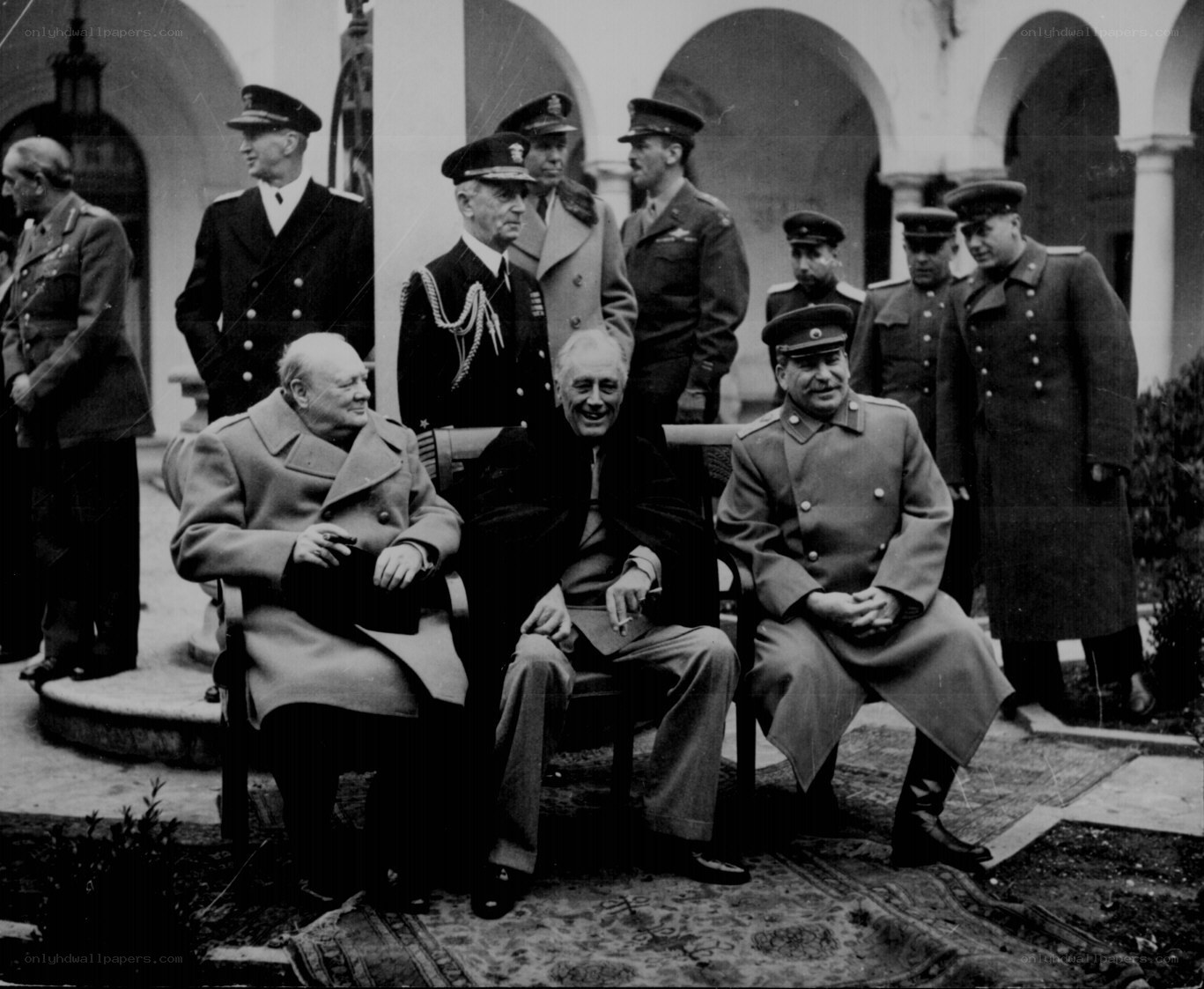 Yalta Conference leaders