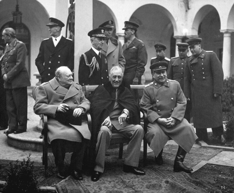 Yalta Conference leaders