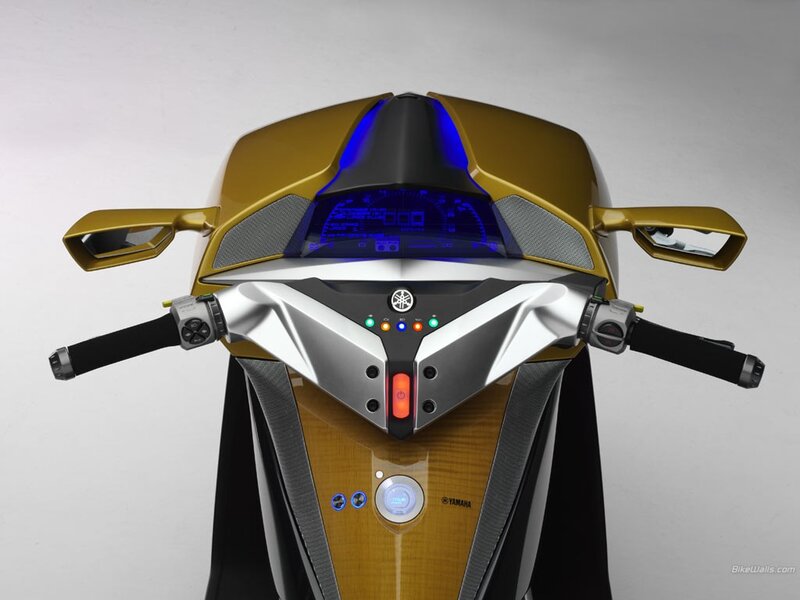 Yamaha concept motorcycle dashboard