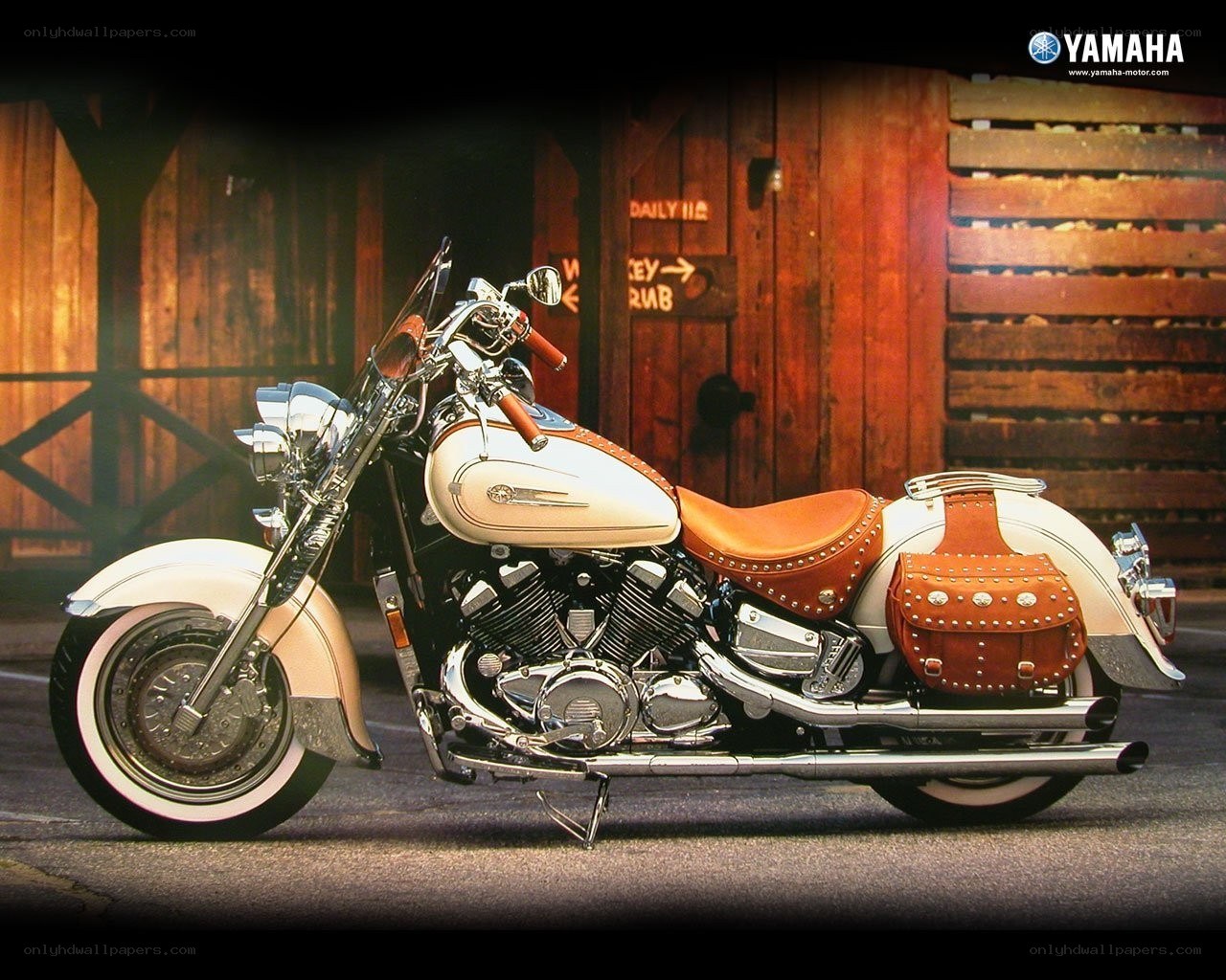 Yamaha cruiser motorcycle