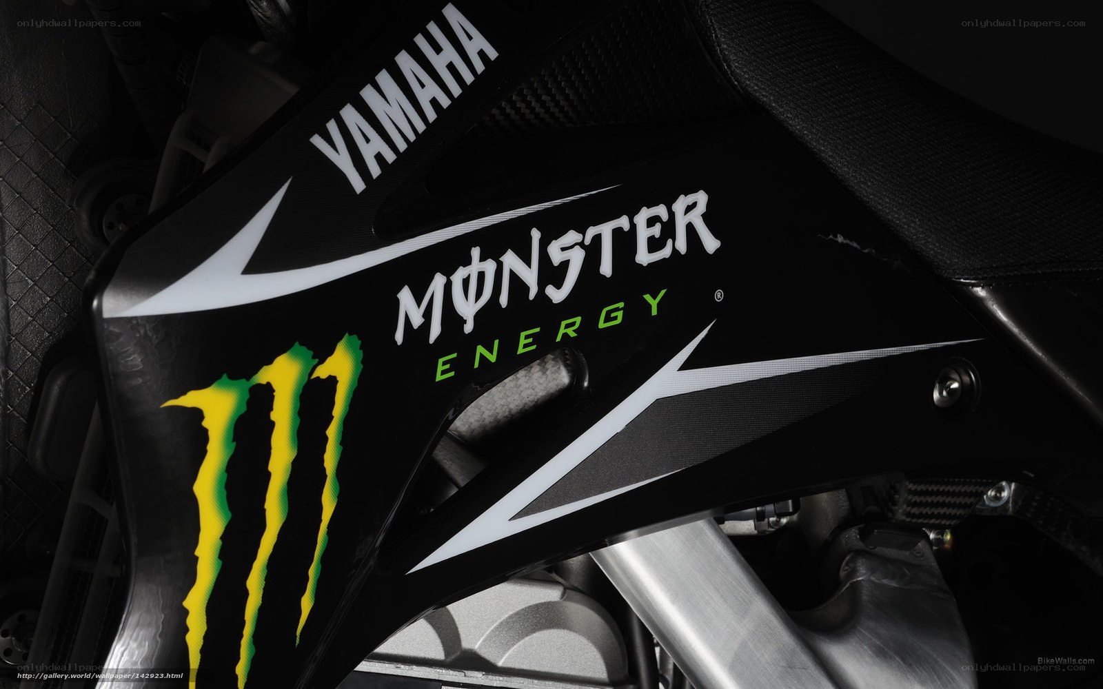 Yamaha Monster Energy motorcycle