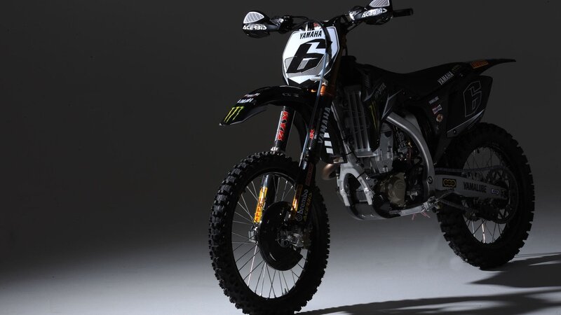 Yamaha motocross bike