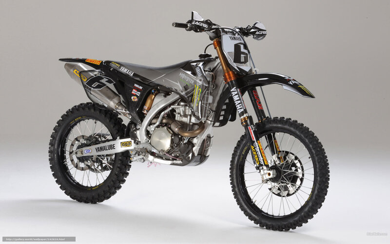 Yamaha Motocross Bike — Black