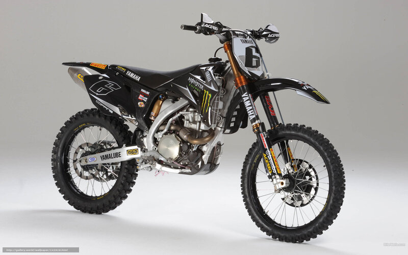 Yamaha motocross bike