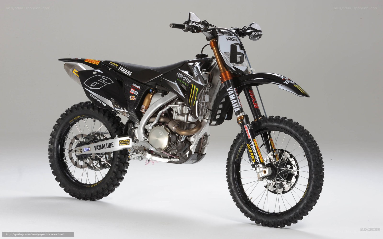 Yamaha motocross bike