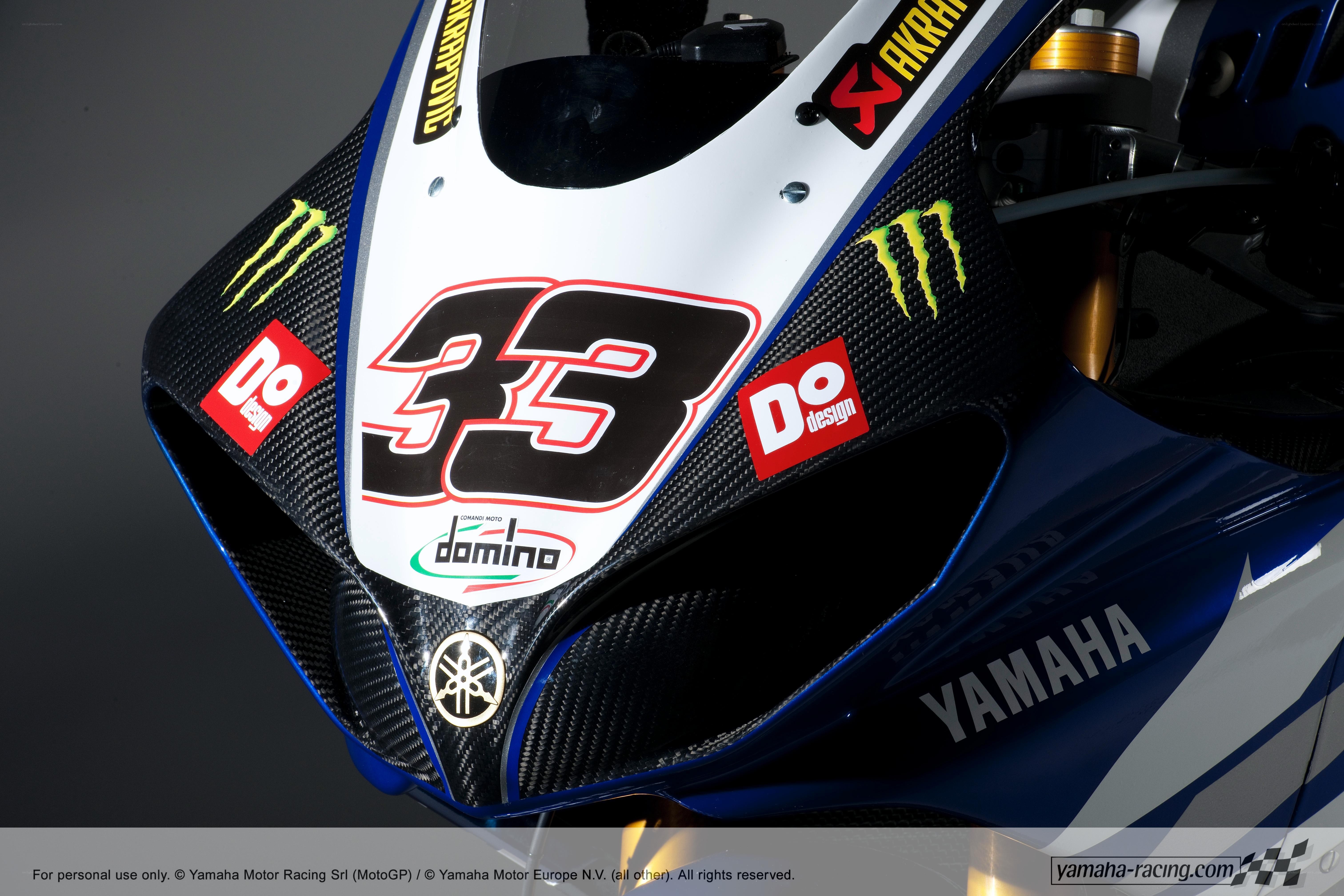 Yamaha MotoGP motorcycle front