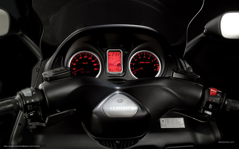 Yamaha Motorcycle Dashboard — Black
