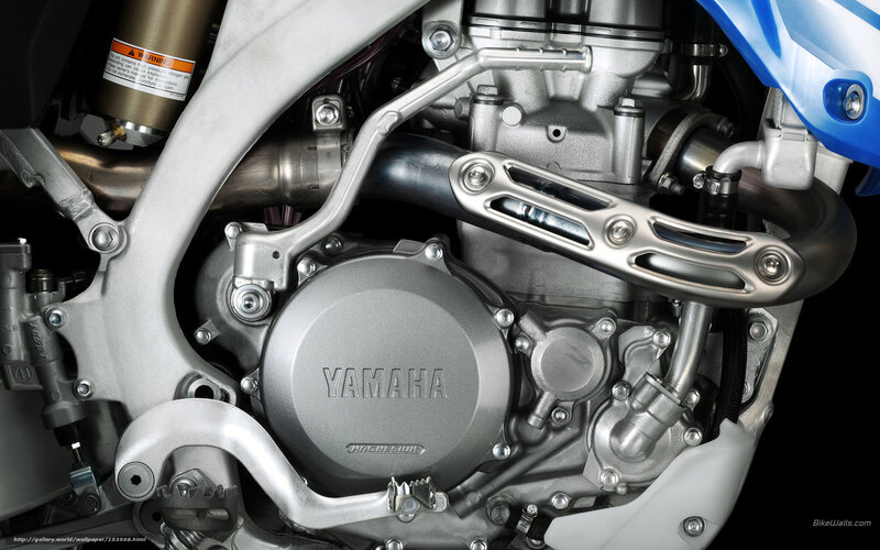 Yamaha Motorcycle Engine — Silver