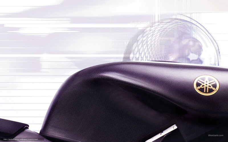 Yamaha motorcycle front view