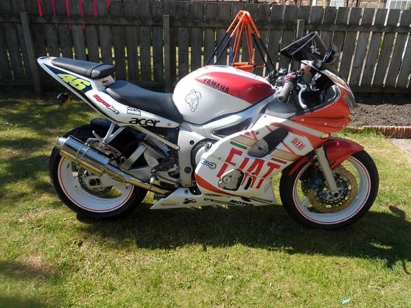 Yamaha Motorcycle on Grass